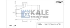 Kale 387800 Klima Radyatörü Mercedes W203 C180 C200 2000 Sonrası S203 Cl20