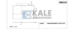 Kale 388000 Klima Radyatörü Mercedes Benz W169 A150 B150 618X408X