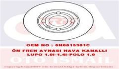 Trw Df2780 Fren Diski Ön Polo Iıı 1994 Sonrası Polo Iıı 1999 Sonrası Lupo 1998 Sonrası / Aro