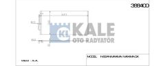 Kale 388400 Klima Radyatörü Maxıma Qx 1994 Sonrası 712X368X16