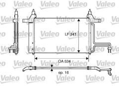 VALEO 817669 KLIMA RADYATÖRÜ STILO 01-