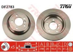 Trw Df2783 Fren Diski Arka Bmw 5 E39 95-