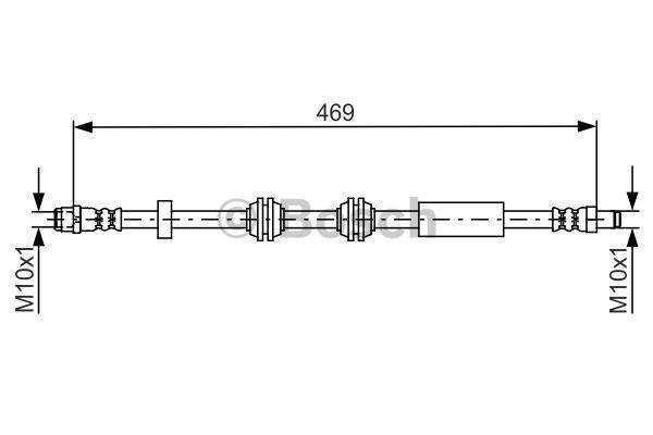 Bosch 1987481748 Fren Hortumu