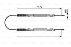 Bosch 1987482006 Fren Teli. 2827 Mm