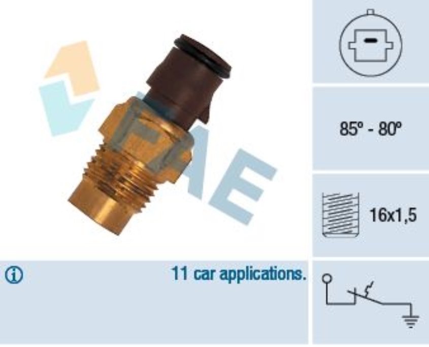 Fae 36160 Hararet Müşürü Corolla 1.3 12V 1987 95-
