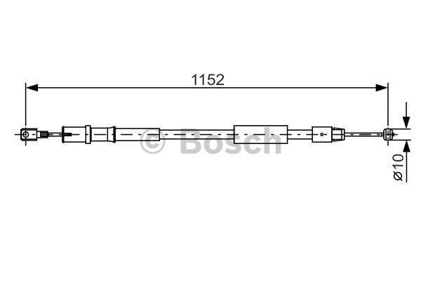 Bosch 1987482025 El Fren Teli Sağ Vıto 111.115 Cdı 04-