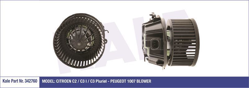 Kale 342760 Kalorifer Motoru C2 C3 02-