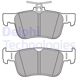 Delphi Lp3391 Fren Balatası Arka 22429, 22430, 22431 (Honda: Cıvı