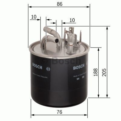 Bosch 450906459 Mazot Filtresi A6 2004 Sonrası 2.7 Tdı 3.0 Tdı