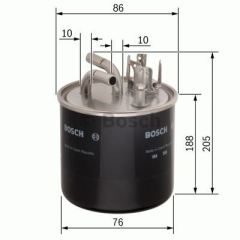 Bosch 450906459 Mazot Filtresi A6 2004 Sonrası 2.7 Tdı 3.0 Tdı