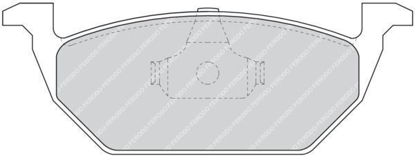 Ferodo Fdb1094 Fren Balatası Ön Fıssız Golf Iv 1997 Sonrası Bora 1998 Sonrası Polo