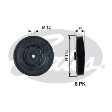 Gates Tvd1128A Krank Kasnağı Trafıc Laguna I Iı 1.9Dcı F9Q Klimal