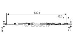 Bosch 1987482033 Fren Teli. 1394 Mm