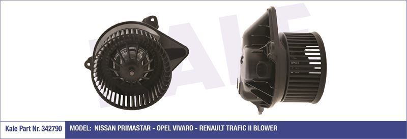 Kale 342790 Kalorifer Motoru Safrane Iı 1996 Sonrası Safrane I 1992 Sonrası Trafıc