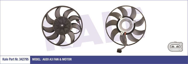 Kale 342795 Fan Motoru Golf Vı 2008 Sonrası 1.2 Tsı 1.4 Fsı 1.6 Tdı 2.0 Td