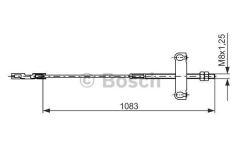 Bosch 1987482194 Fren Teli. 1083 Mm
