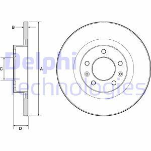 Delphi Bg4748C Arka Fren Aynası Havalı 508 508 Sw 1,6 Vtı/1,6 Thp