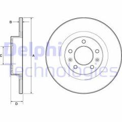 Delphi Bg4748C Arka Fren Aynası Havalı 508 508 Sw 1,6 Vtı/1,6 Thp