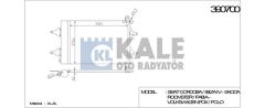 Kale 390700 Klima Radyatörü Polo Iv 2002 Sonrası Fox 2005 Sonrası / Cordoba 2002 Sonrası Ibı