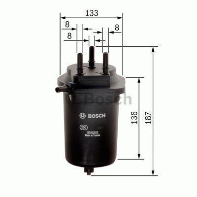 Bosch 450907012 Mazot Filtresi Megane Iı 2003 Sonrası Scenıc Iı  1.5 Dcı D