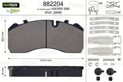 VALEO 882204 DİSK FREN BALATASI (OPTIPACK) MERCEDES-BENZ Atego MA