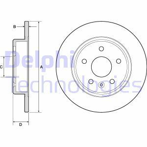 Delphi Bg4761C Fren Diski Arka 15 Jant