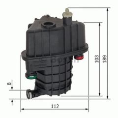 Mazot Filtresi Clıo Iıı Modus 1.5 Dcı