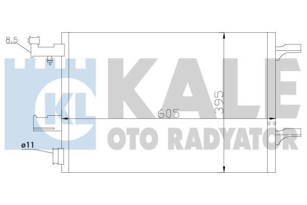 Kale 391100 Klima Radyatörü Astra J 2009 Sonrası 1.4 1.6 16V 1.7 Cdtı Zafı