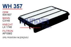WUNDER WH357 HAVA FİLTRESİ - OPEL FRONTERA Y.M ÇERÇEVELİ