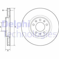 Delphi Bg4806C Arka Fren Disk 5D 294Mm Expert Iv Traveller