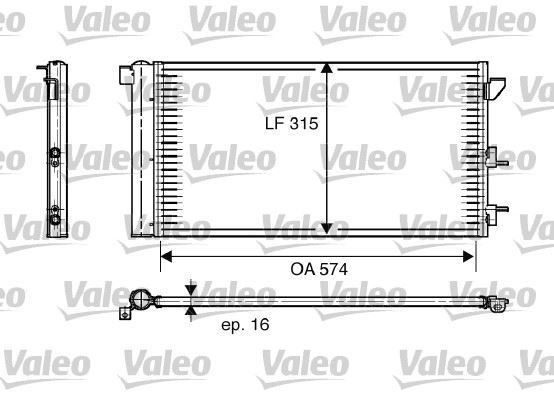 VALEO 818005 KLIMA RADYATÖRÜ PANDA 04-