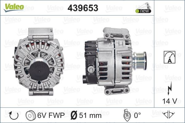 Valeo 439653 Alternatör Mercedes C E Vıto Vıano (Fg18S012)