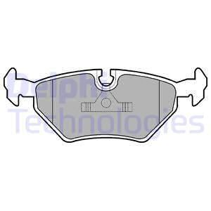 Delphi Lp555 Fren Balatası Arka Bmw 3 E30 E36 87-98 Bmw 5  E34 82