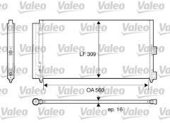 VALEO 818017 KLIMA RADYATÖRÜ DOBLO 01- 1.3 JTD 1.9 JTD