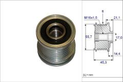 Valeo 588071 Alternatör Kasnağı A4 A6 1.6 1.8 2.0