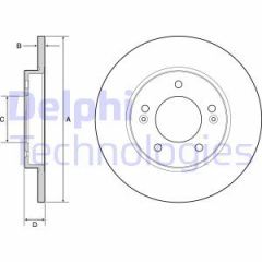 Delphi Bg4949C Fren Aynası Arka Cıftlı Paket Hyundaı I30 16--