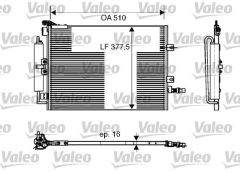 VALEO 818165 KLIMA RADYATÖRÜ CLIO III 05- 1.2 1.4 1.6 MODUS 04-