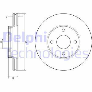 Delphi Bg4953C Fren Aynası Ön Cıftlı Paket Ford Fıesta Vıı 17--