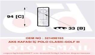Aks Kafası İç Golf Iv Bora Polo Classıc Vento Caddy Iı / Cordoba