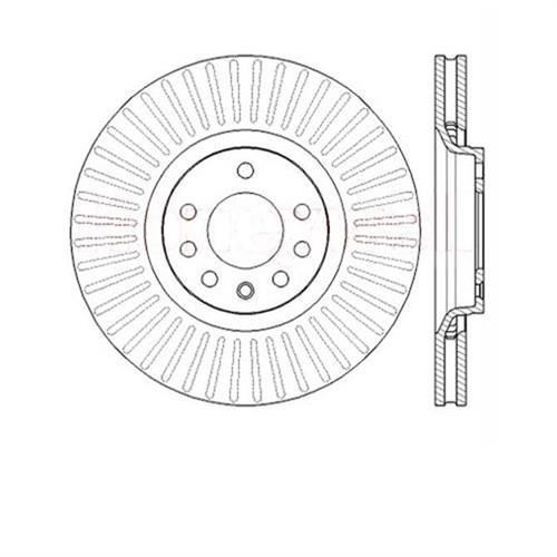 Bosch 986479571 Fren Diski Ön Adet Astra 2.0T 2.0Gtc 05-10 -Zafır