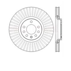 Bosch 986479571 Fren Diski Ön Adet Astra 2.0T 2.0Gtc 05-10 -Zafır