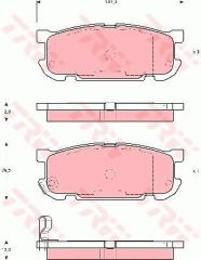 Trw Gdb3303 Fren Balatası Arka Mx-5 98-05 1.6 16V