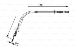 Bosch 1987482543 Fren Teli