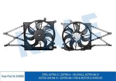 Kale 349980 Fan Motoru + Davlumbaz Astra G