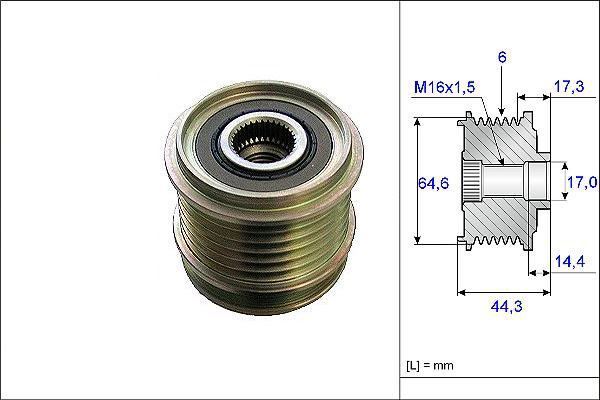 Valeo 588084 Alternatör Kasnağı A6 4F2 C6