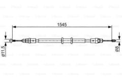 Bosch 1987482551 El Fren Teli Master Iıı 2.3 Dcı 11-