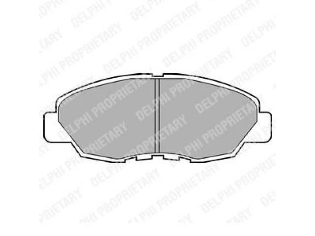 Delphi Lp734 Fren Balatası Ön Cıvıc Ix 1.6 I Vtec 06-1.4 I Vtec 1