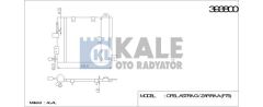 Kale 393800 Klima Radyatörü Astra G 1998 Sonrası 1.7 Td 2.0 Td 2.2 Td Zafı
