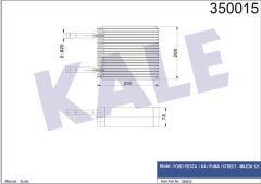 Kale 350015 Evaporatör Fıesta-Ka-Puma-Street - Mazda 121