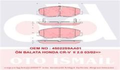 Trw Gdb3325 Fren Balatası Ön Cr-V 02-